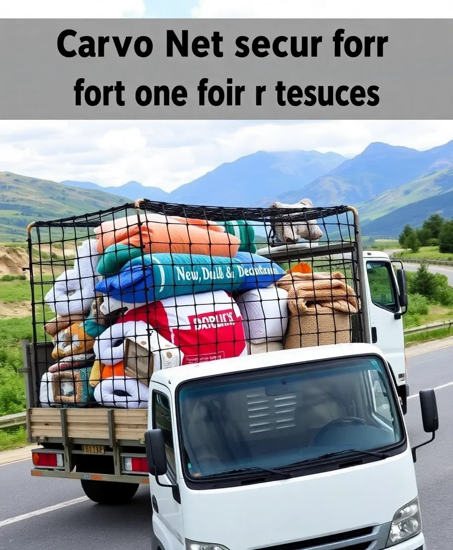 14 Smart Truck Loading Tips That Will Maximize Your Cargo Space (Amazing #6!) - 11. Use Cargo Nets for Extra Security