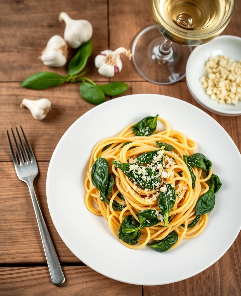 10 Easy Dinner Recipes That Are Perfect for Busy Weeknights! - 1. Creamy Garlic Pasta