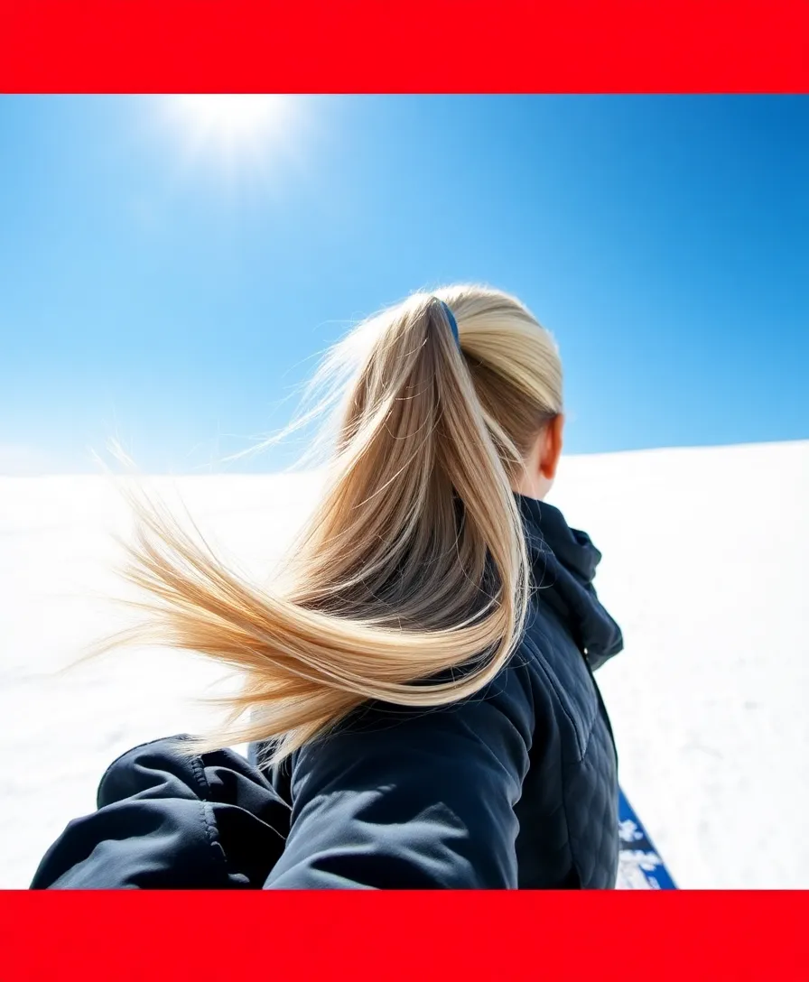 12 Trendy Snowboarding Hairstyles That Will Make You the Star on the Slopes! - 3. The Sleek Ponytail