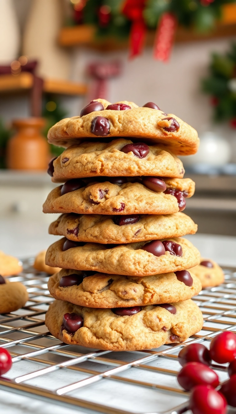 21 Irresistible Cranberry Dessert Recipes You’ll Want to Make This Holiday Season! - 4. Cranberry Chocolate Chip Cookies