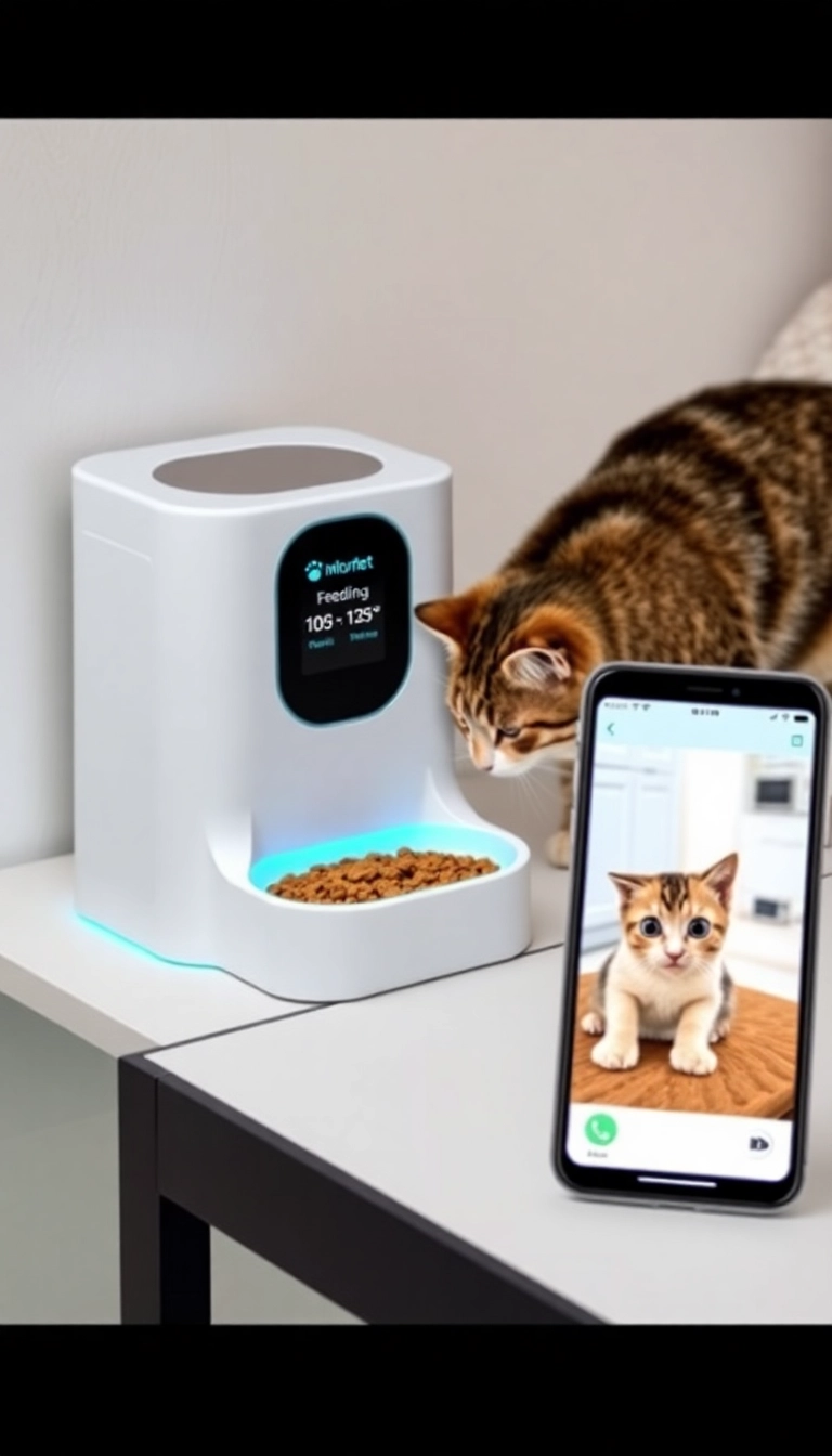 13 Smart Home Gadgets That'll Make You Feel Like You're Living in 2050 (#7 Is Mind-Blowing!) - 12. Smart Pet Feeder