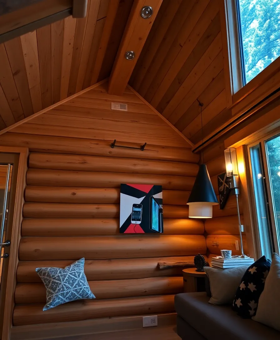 20 Must-See Cabin Weekend Inspo Ideas for a Dreamy Escape (You Won't Believe #7!) - 16. Smart Home Technology