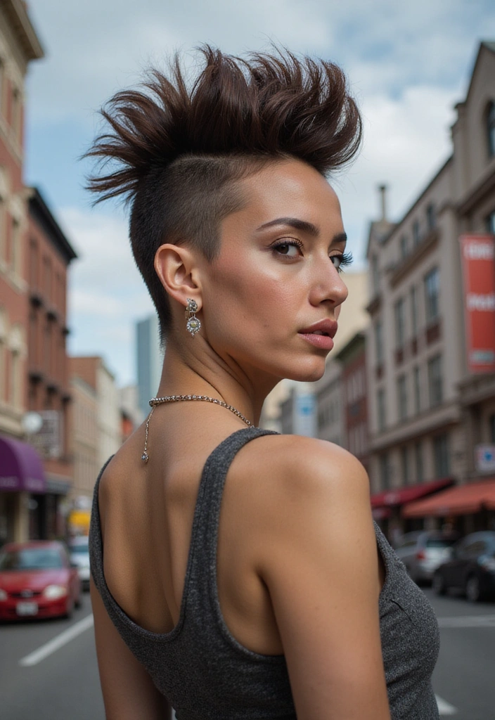 15 Trendy Short Hair Cuts for Women That'll Make You Look Instantly Younger! - 13. Faux Hawk