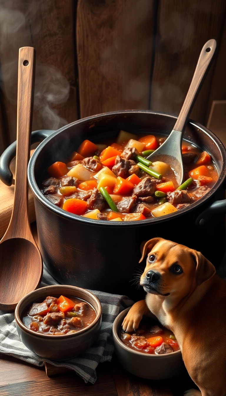 20 Homemade Pet Food Recipes That Will Make Your Furry Friend Jump for Joy (Wait Until You Try #11!) - 2. Beef Stew for Paws