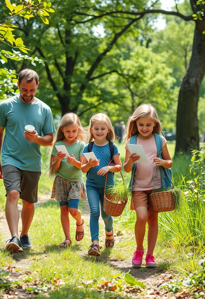 15 Family Workouts That Make Getting Fit a Blast (You’ll Love #7!) - 15. Family Nature Scavenger Hunt