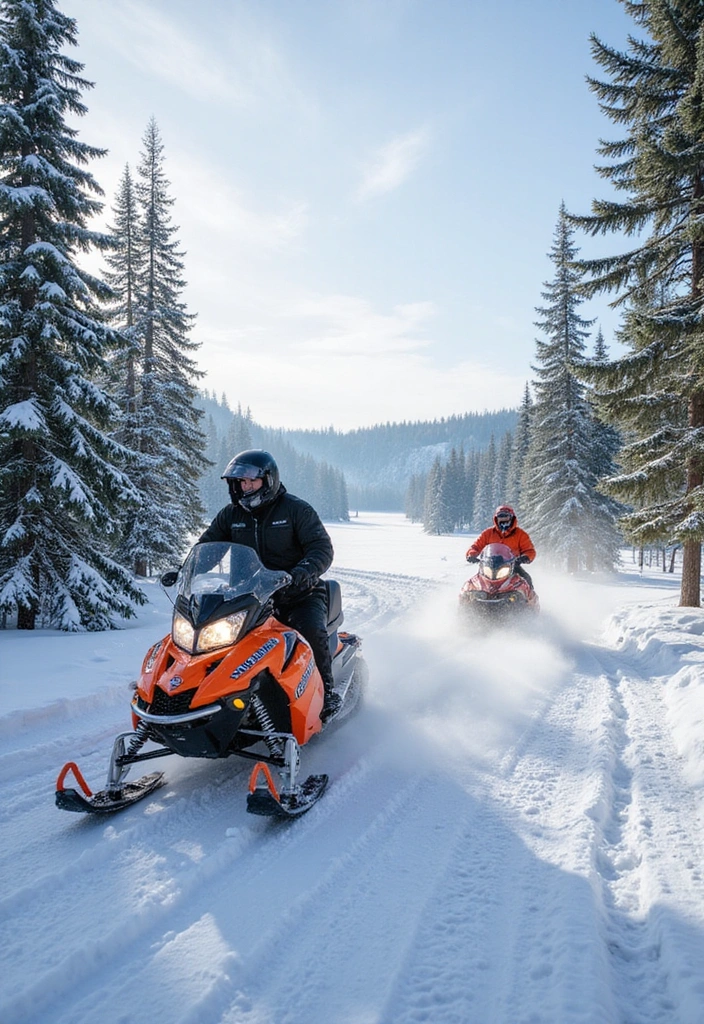 20 Ice-olated Adventures Trips to Inspire Your Next Journey (You'll Want to Book #11!) - 10. Snowmobiling in Quebec