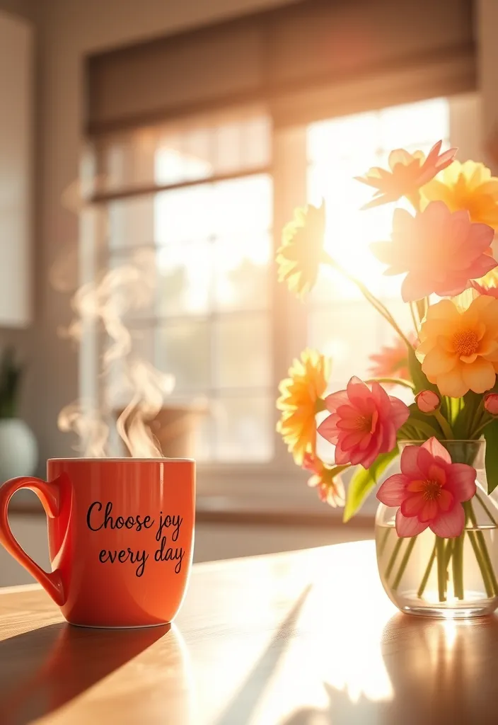 Live Laugh Love: 10 Uplifting Quotes That Perfectly Capture the Spirit! - 5. 'Choose joy every day.'