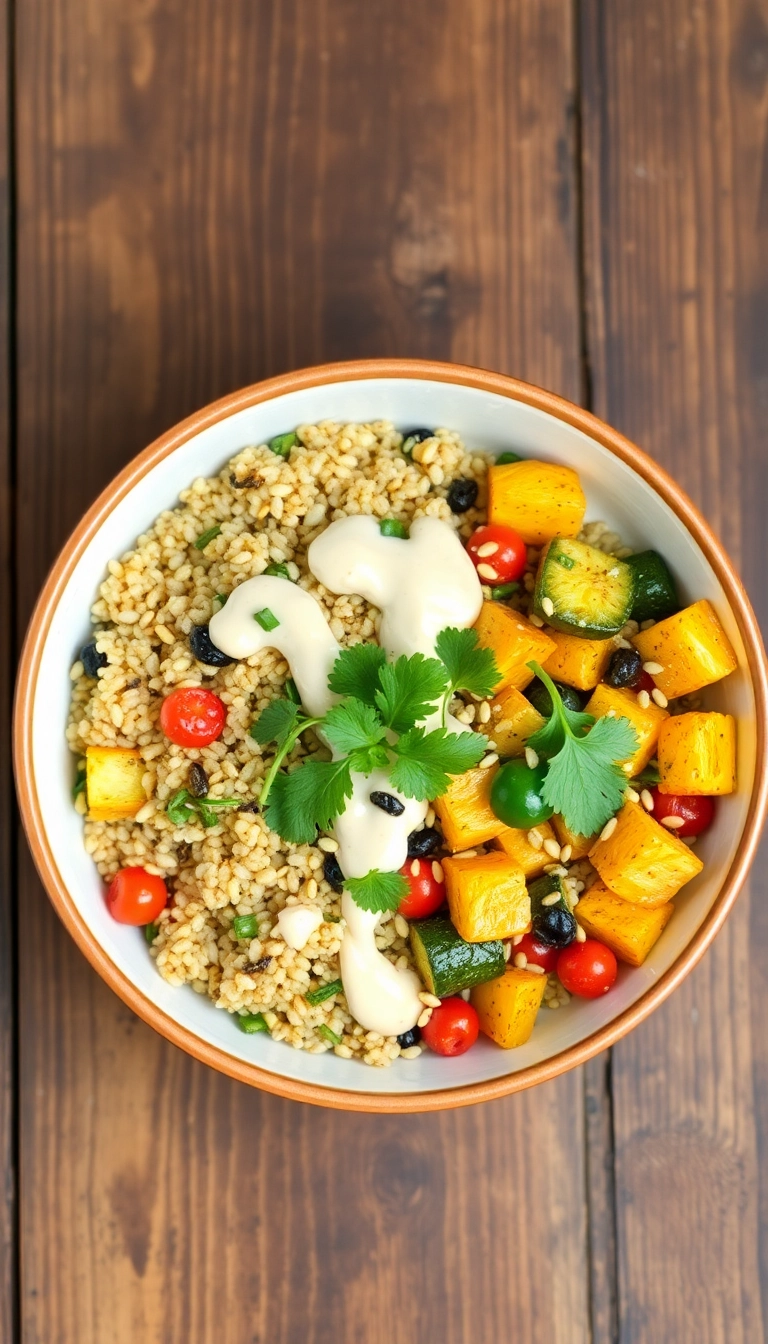 18 Healthy Dinner Recipes for Weight Loss That Taste Incredible! - 12. Roasted Vegetable and Quinoa Bowl