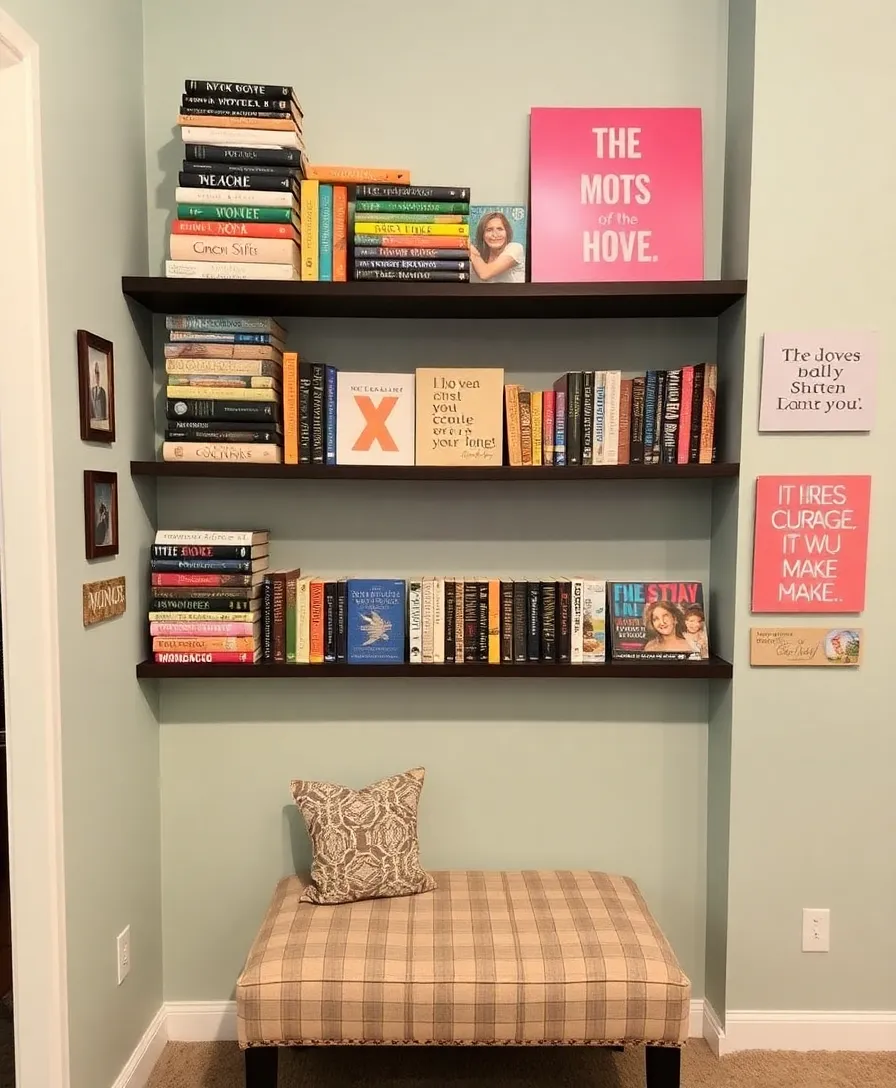 14 Cozy DIY Reading Nooks That Are Perfect for Book Lovers (You’ll Wish You Had #4!) - 14. The Creative Wall Nook