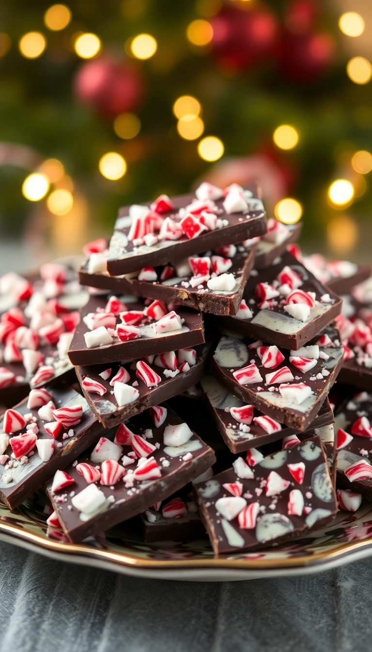 21 Christmas Party Food Ideas That Will Steal the Show (You Won't Believe #10!) - 14. Peppermint Bark