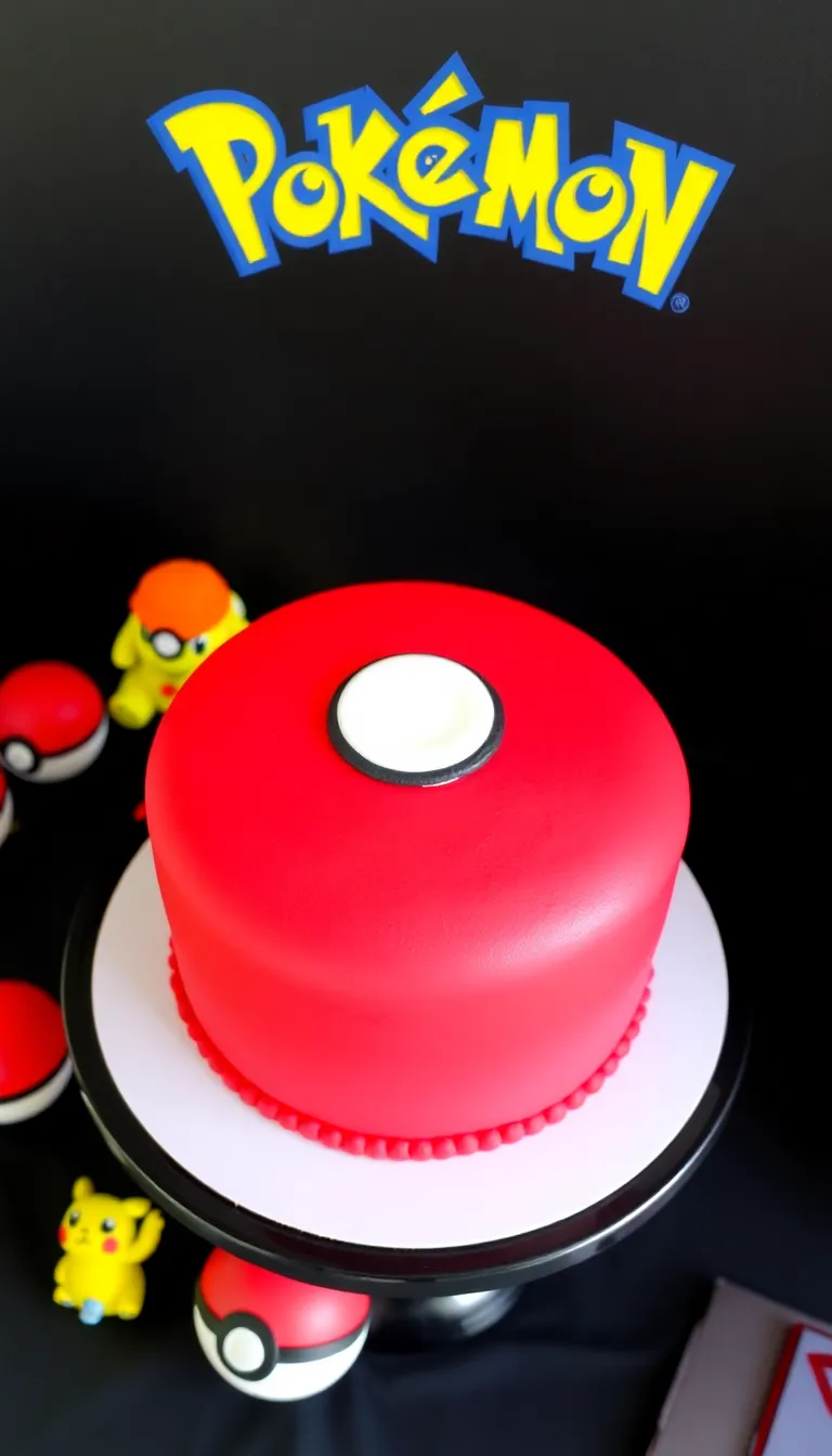 12 Must-Have Pokemon Cake Ideas for the Ultimate Themed Party (Your Guests Will Be Jealous!) - 2. Poké Ball Cake