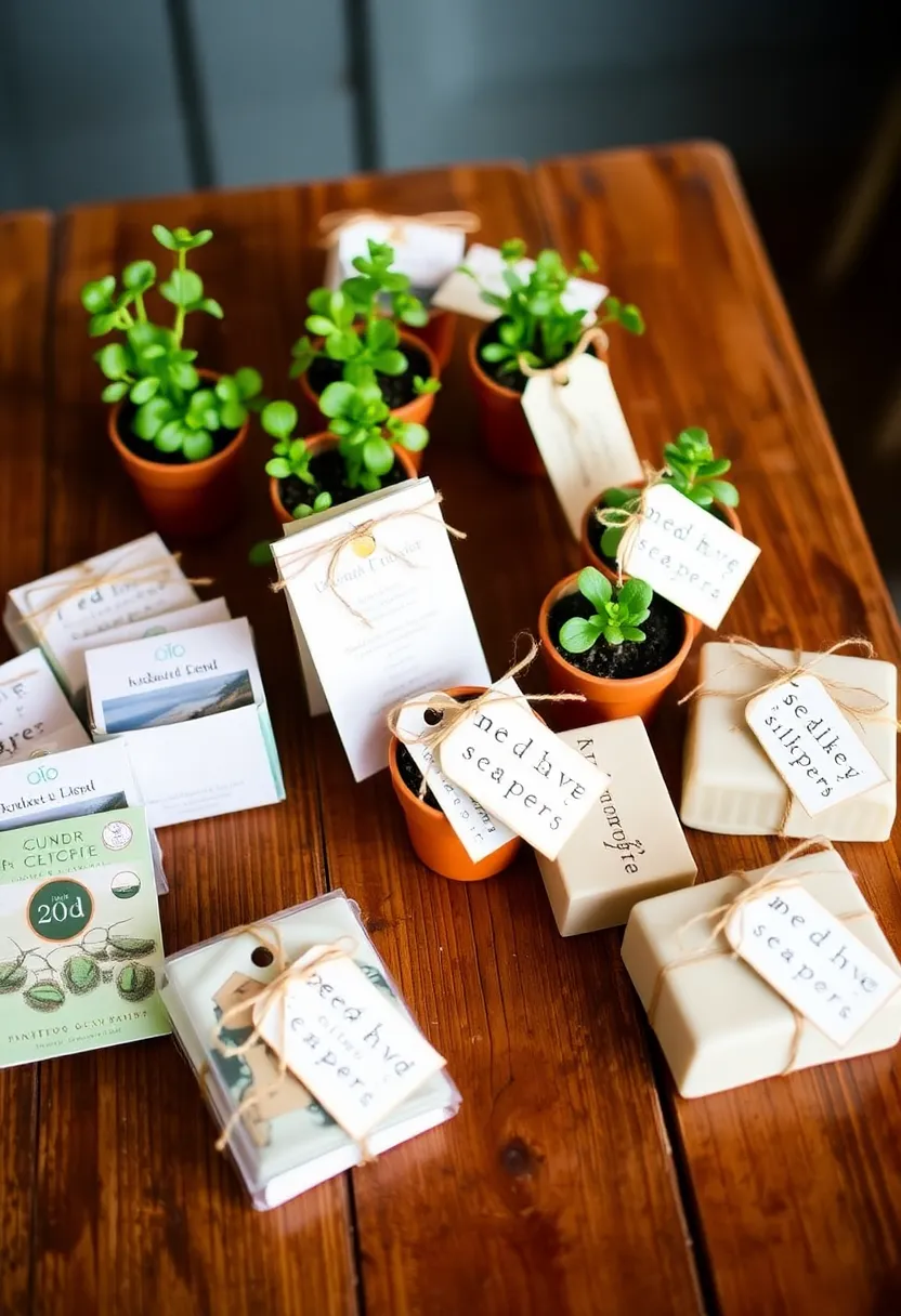 21 Stunning Green Wedding Theme Ideas That Will Make Your Heart Skip a Beat! - 7. Green Wedding Favors