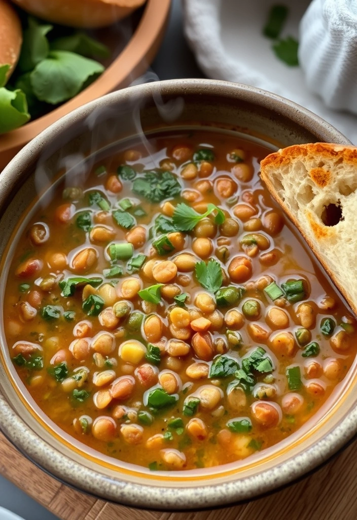 12 Healthy Dinner Ideas That Taste Indulgent (Get Ready for #5!) - 9. Lentil Soup with Spinach