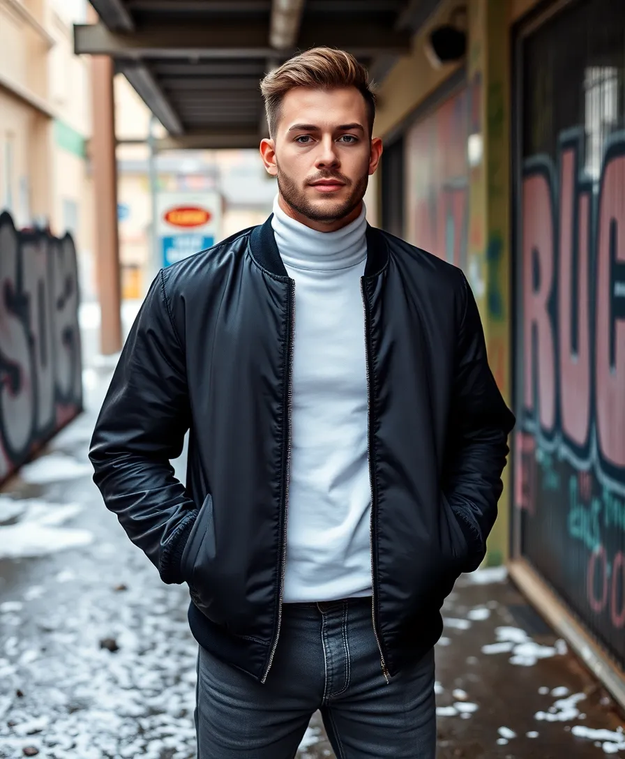 10 Must-Have Winter Coats for Men That'll Elevate Your Style Game! - 9. The Modern Bomber Jacket