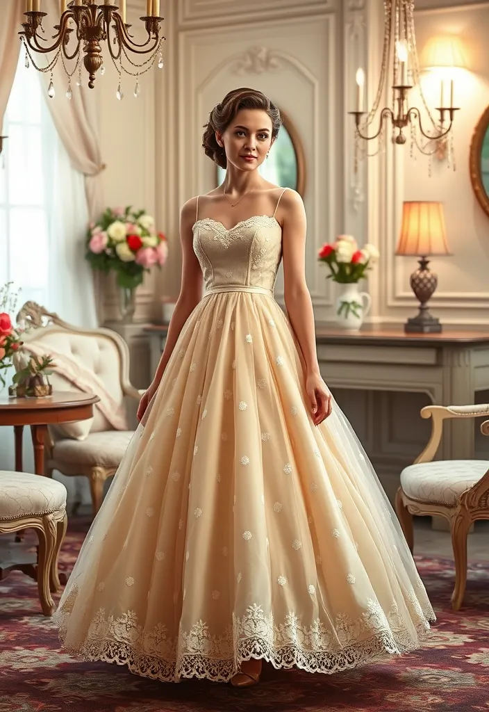 14 Must-Have Prom Dress Trends of 2023 That Will Turn Heads (Don't Miss #9!) - 2. Vintage-Inspired Charm