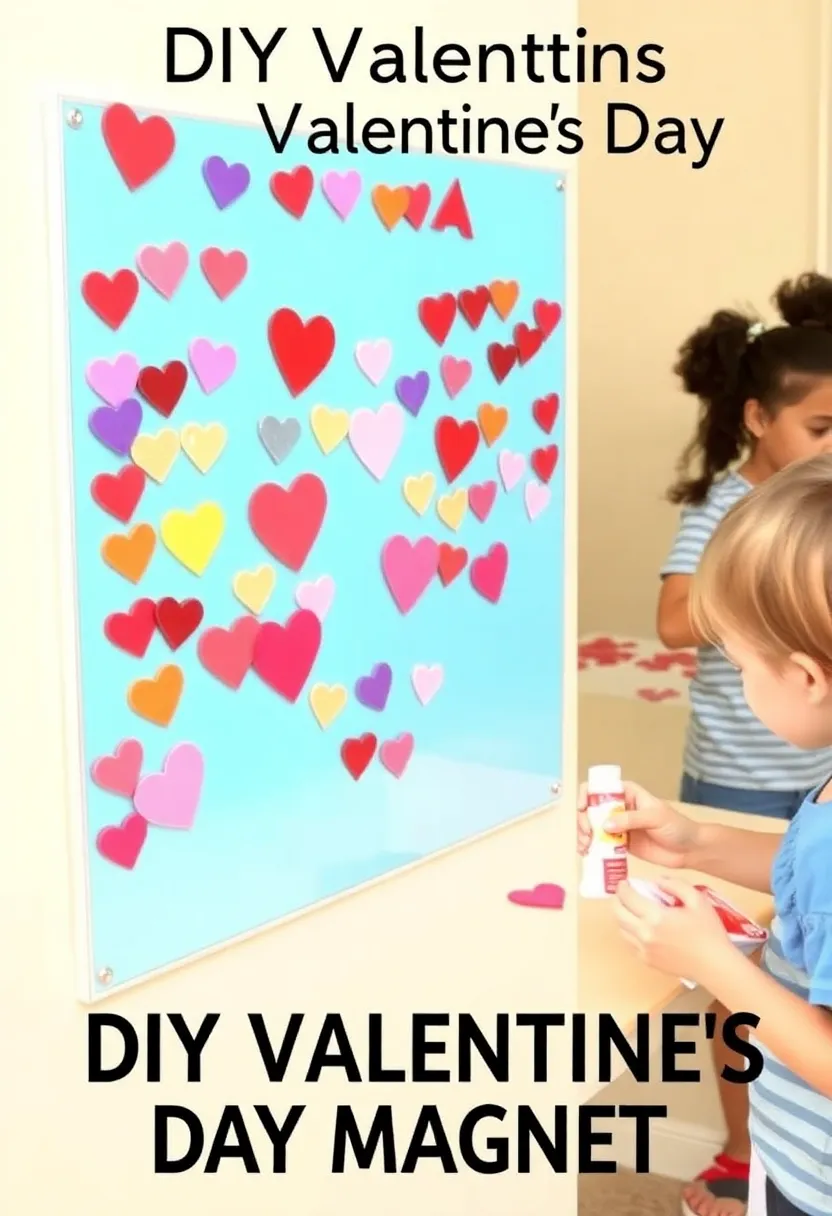 16 Fun Valentine's Day Crafts for Kids That'll Ignite Their Creativity! - 12. DIY Valentine’s Day Magnets