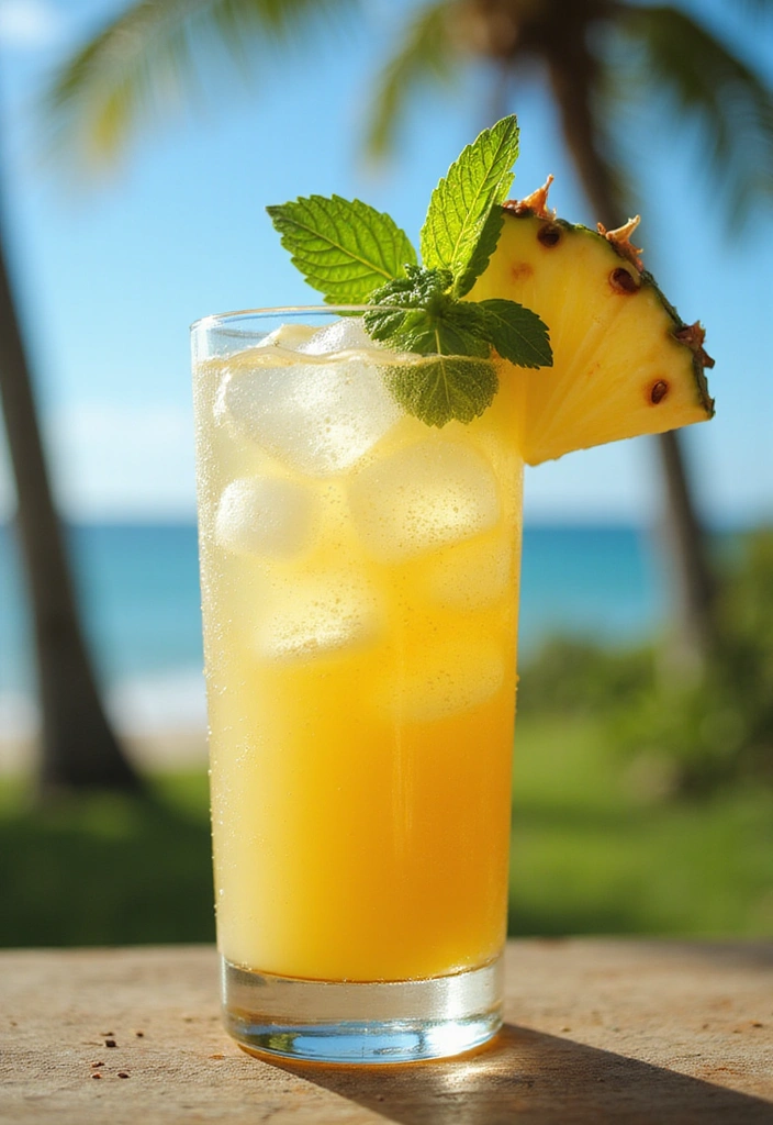 1. Tropical Pineapple Mojito