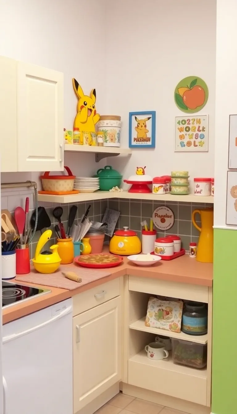 22 Pokémon Room Themes That Will Make Your Heart Go 'Pika Pika!' - 15. Pokémon Culinary Corner