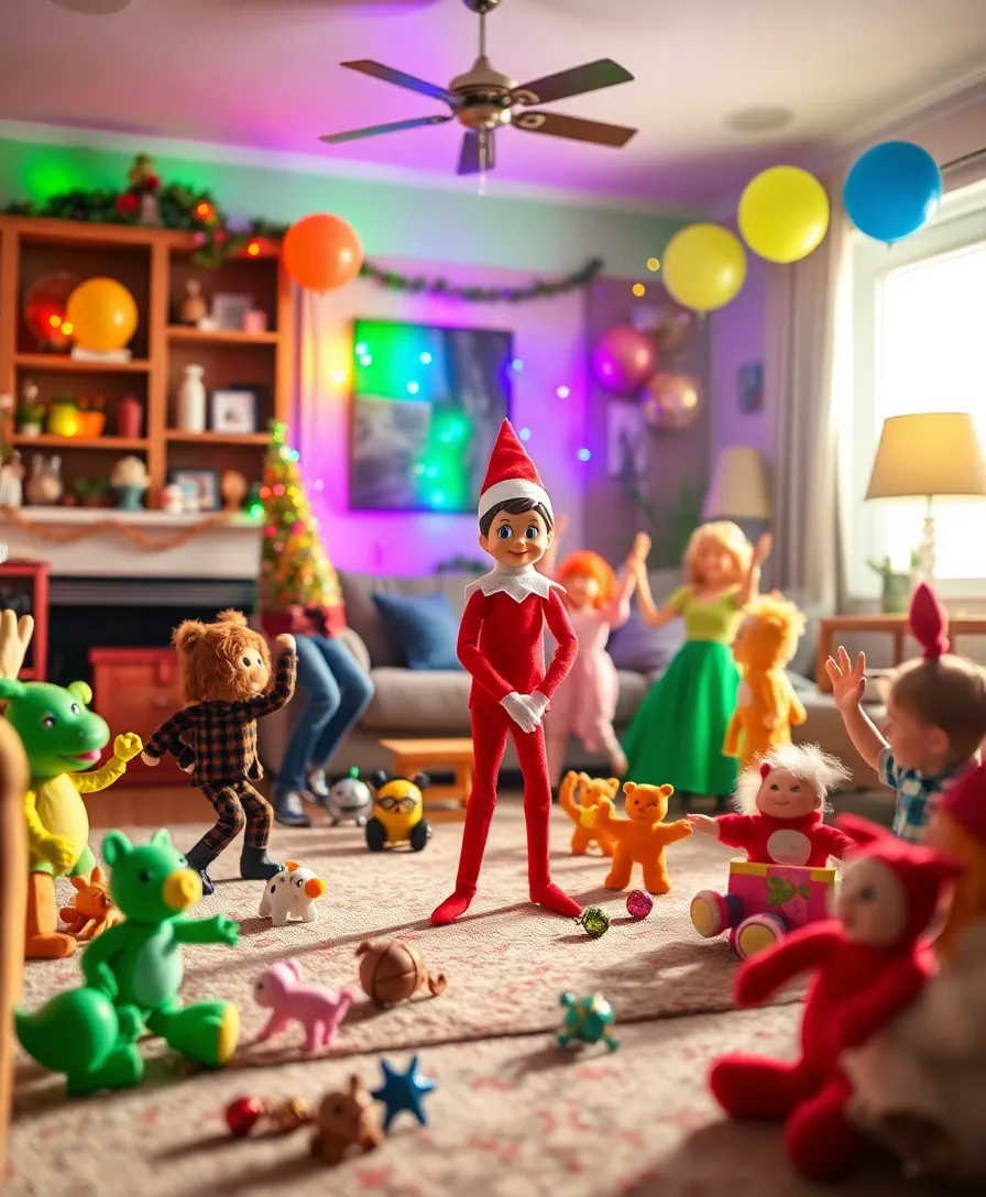 20 Elf on the Shelf Activities Your Kids Will Beg for Every December! - 10. Elf's Dance Party