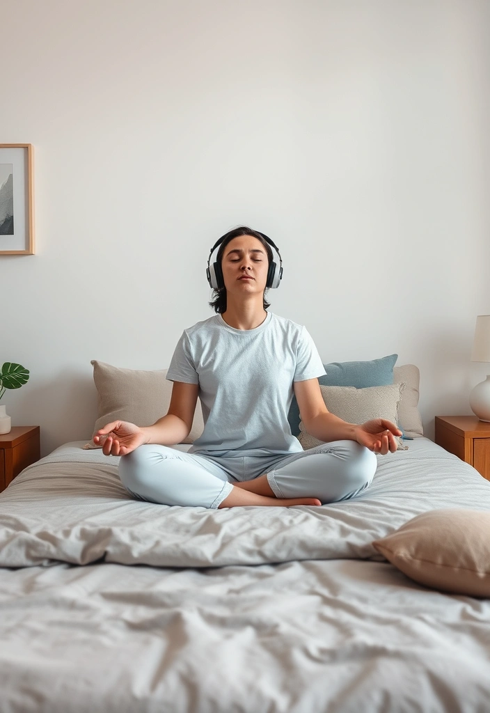 12 Evening Self-Care Habits to Ensure Restful Sleep (Tip #8 Changes Everything!) - 8. Practice Guided Meditation