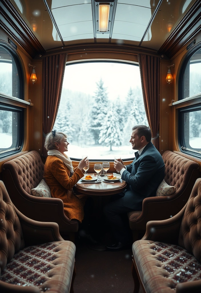 13 Romantic Winter Escapades You Need to Experience (Get Ready for #12!) - 7. A Romantic Train Journey