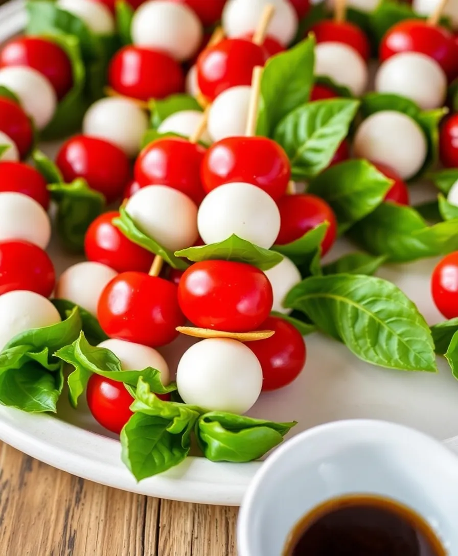 11 Budget-Friendly New Year's Eve Menu Ideas That Don't Skimp on Flavor! - 2. Mini Caprese Skewers