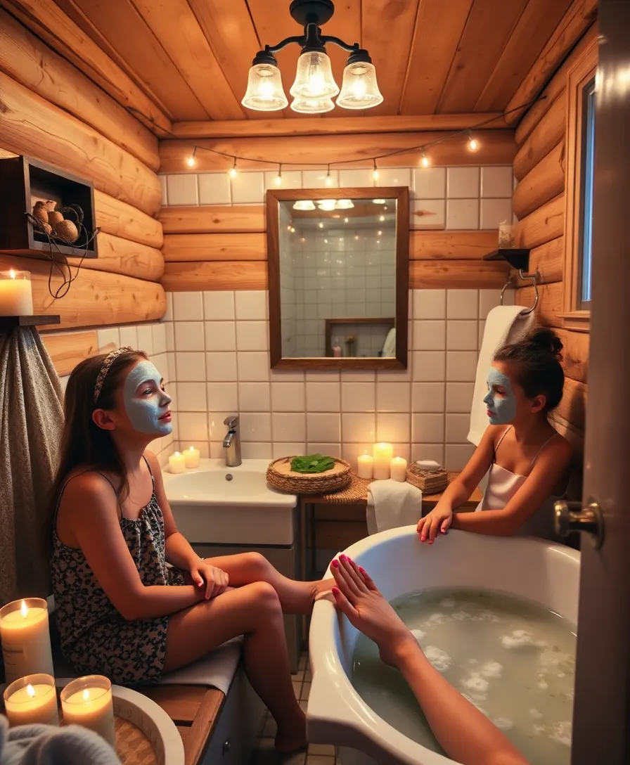 19 Fun Cabin Activities for Families That Will Bring You Closer Together (You’ll Love #13!) - 11. DIY Spa Day