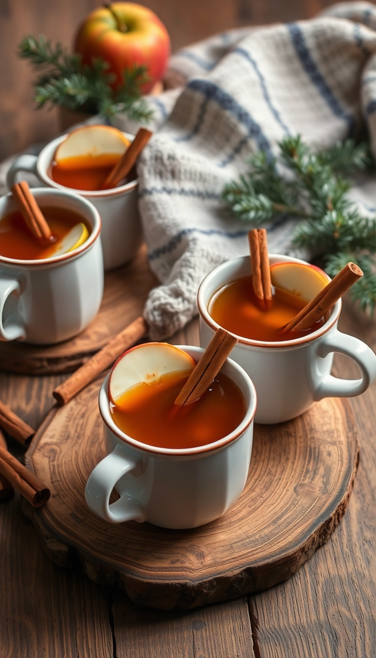 19 Christmas Drinks Ideas That'll Make Your Holiday Parties Sparkle! - 4. Spiced Apple Cider