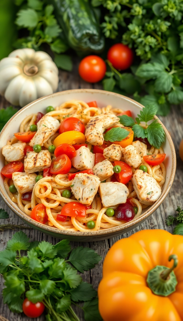 21 Low-Calorie Chicken Pasta Recipes You Can’t Resist (Especially #13!) - 10. Chicken Primavera