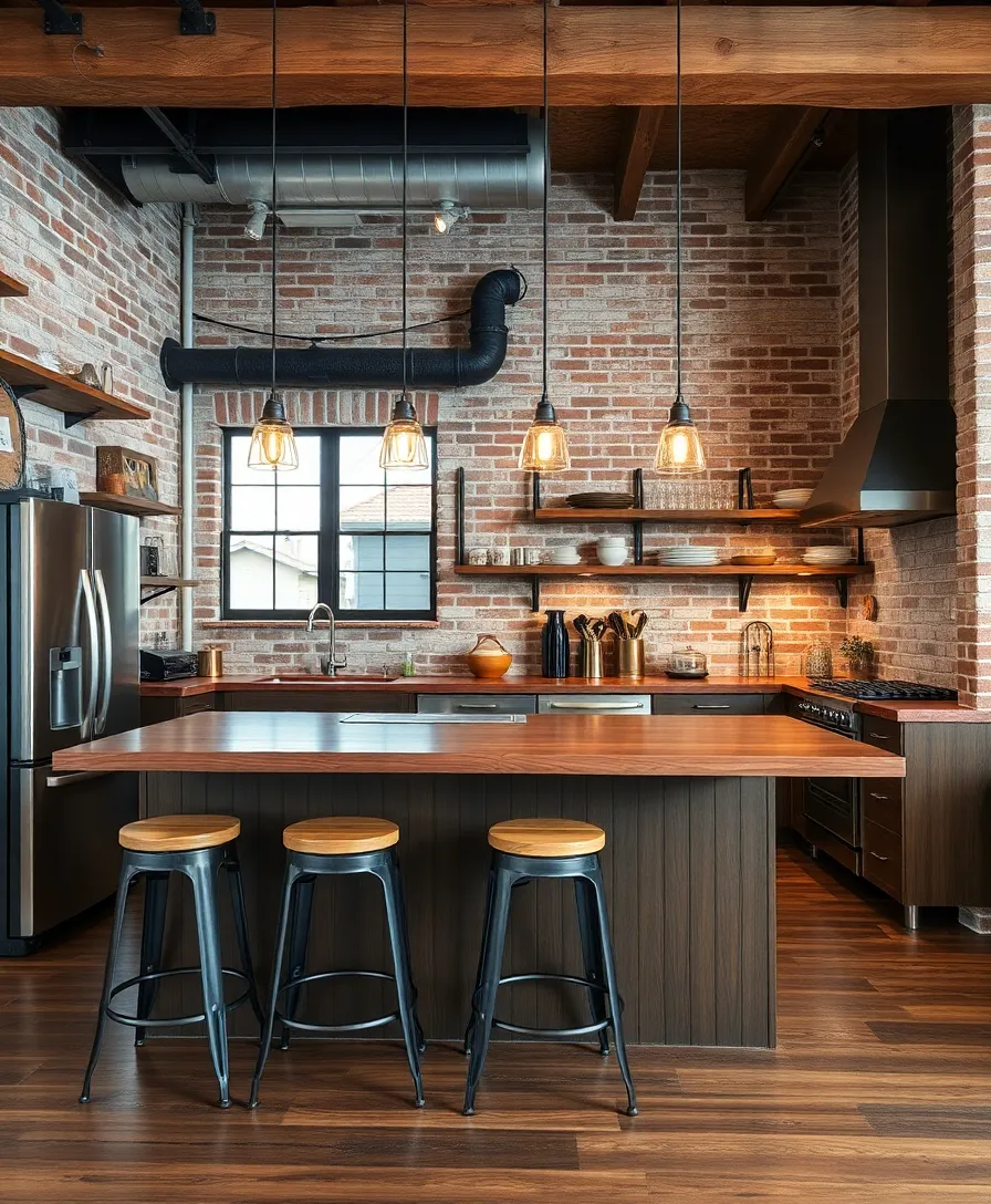 22 Trendy Kitchen Design Ideas That Are Both Stylish and Functional! - 6. Industrial Chic