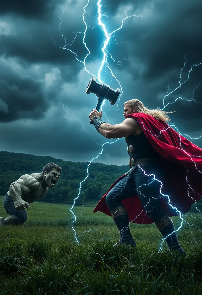 19 Unforgettable Video Game Moments with Marvel Rivals (You Can't Miss #7!) - 2. The Clash of Titans: Thor vs. Hulk