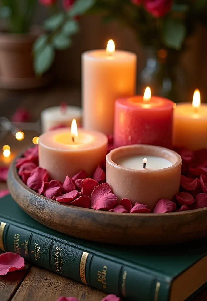 12 Cozy Valentine's Day Home Decor Ideas You Can't Miss This Year! - 2. Cozy Candle Displays