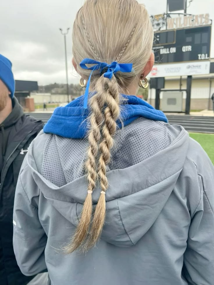 15 Quick and Stylish Volleyball Hairstyles That Are Game-Changers! - Classic Dutch Braid