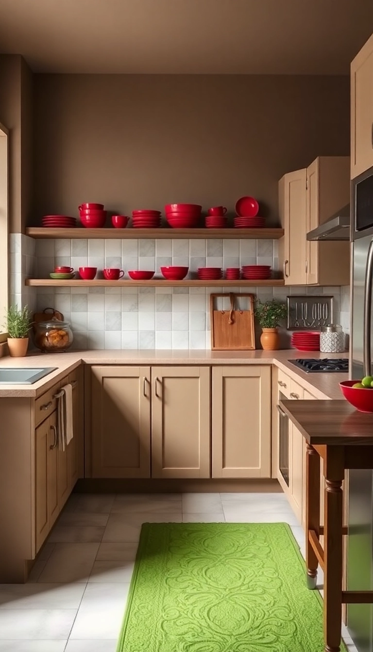 20 Vibrant Kitchen Color Palettes That Will Make You Smile Every Time You Cook! - 9. Earthy Neutrals with a Twist