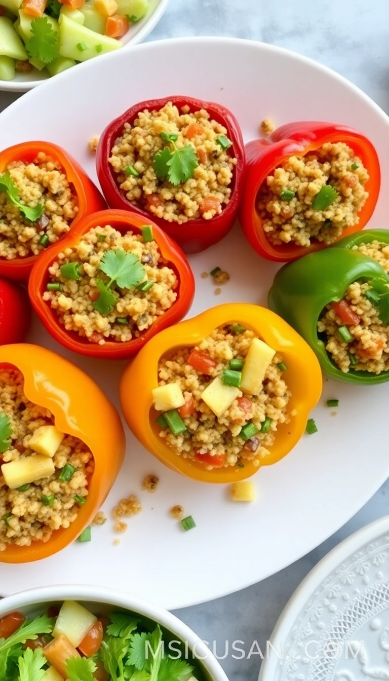 23 Dinner Plans Ideas That'll Make You Excited for Mealtime! - 18. Stuffed Bell Peppers