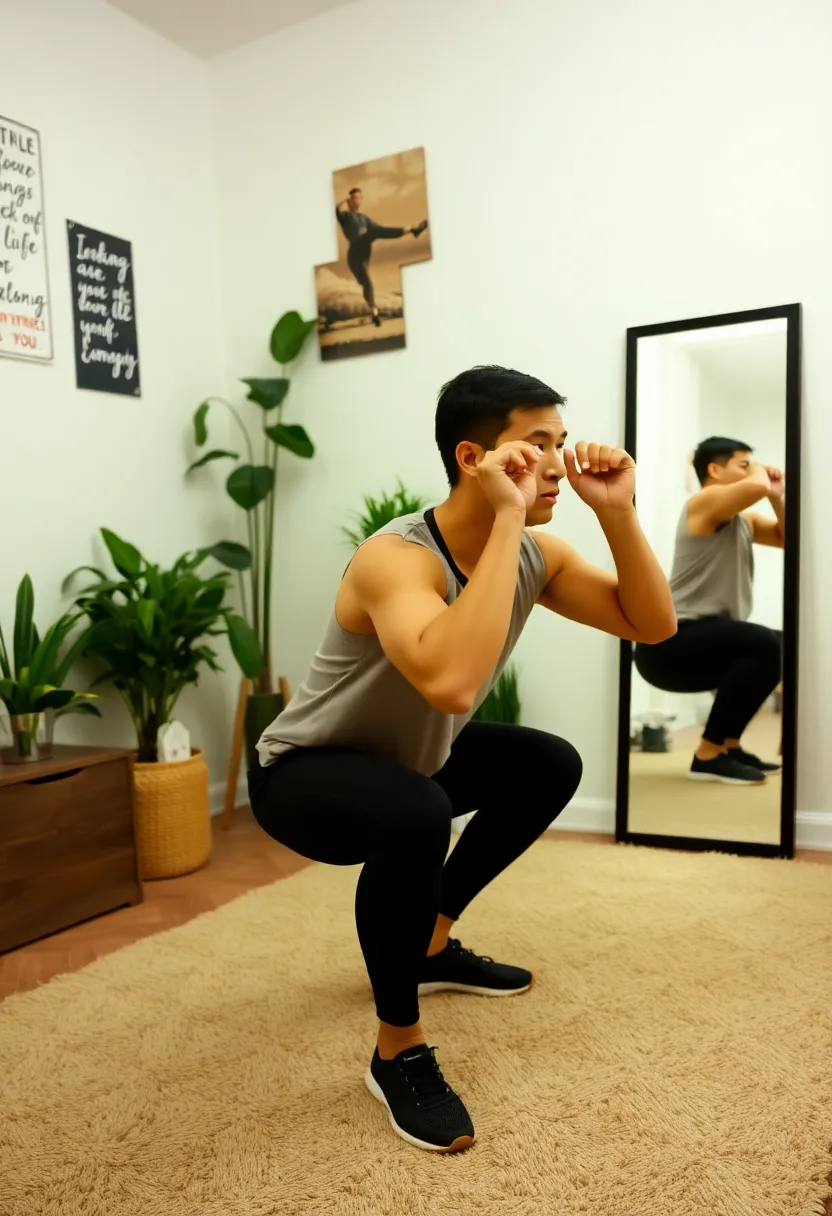 15 No-Equipment Home Workouts That’ll Transform Your Body in Just 30 Minutes! - 1. Bodyweight Squats: The Ultimate Leg Shaper