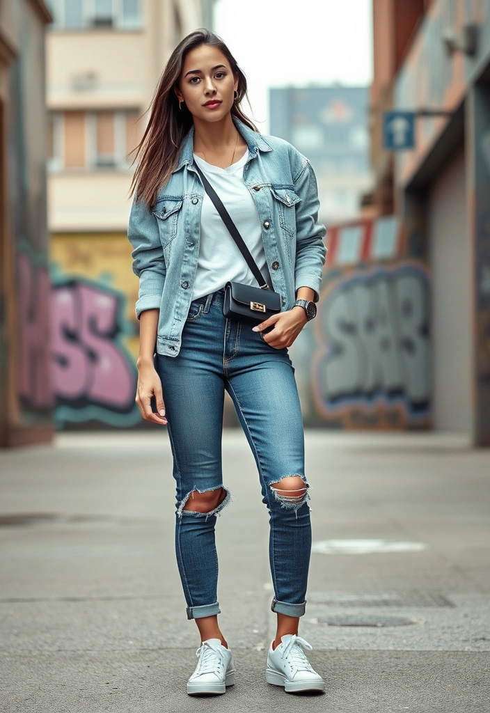 20 Casual Outfits That'll Make You Look Effortlessly Stylish (You Won't Believe #15!) - 1. Effortless Denim on Denim