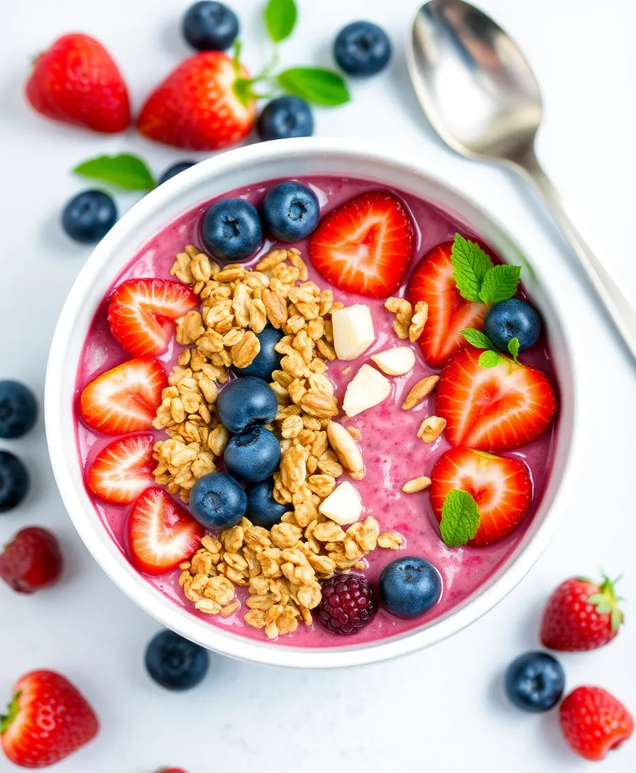 15 Delicious Meals That Are Easy and Nutritious! - 15. Berry Smoothie Bowl