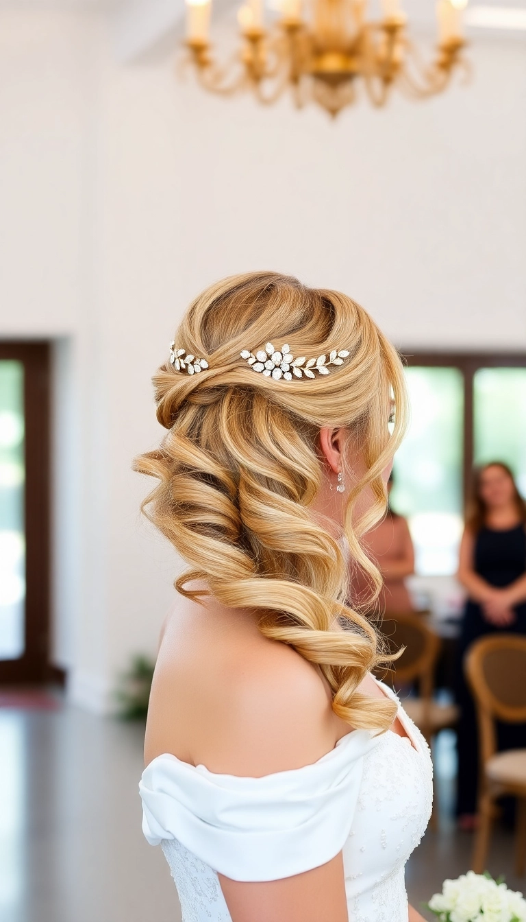 25 Romantic Wedding Hairstyles That Will Make Your Heart Melt (Especially #12!) - 18. Soft S Waves