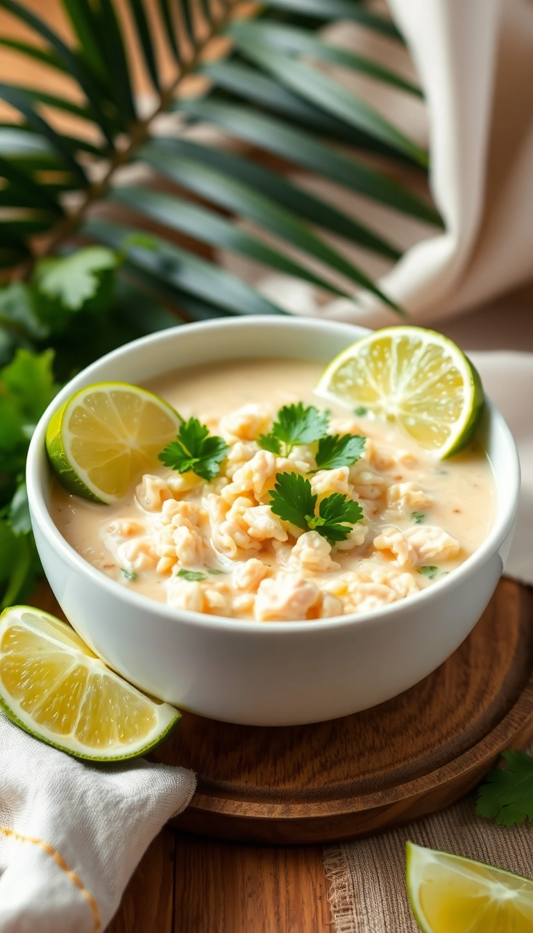 20 Creamy Chicken and Wild Rice Soup Ideas That Will Warm Your Soul! - 12. Creamy Chicken and Wild Rice Soup with Coconut Milk