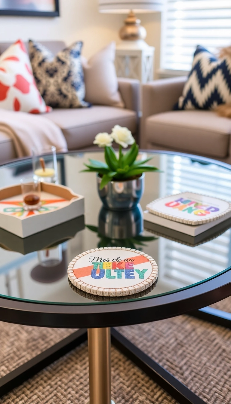 25 Easy DIY Home Decor Projects That'll Transform Your Space (Even #17 Is a Breeze!) - 19. Personalized Coasters