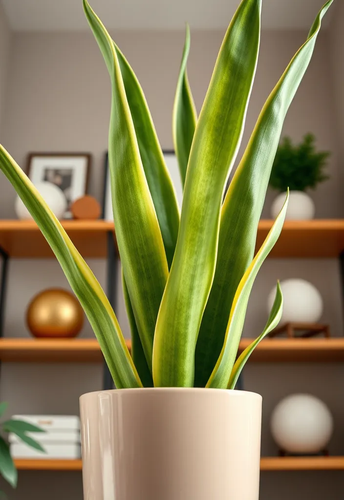 15 Air-Purifying Plants That'll Transform Your Home into a Breath of Fresh Air! - 1. Snake Plant (Sansevieria)