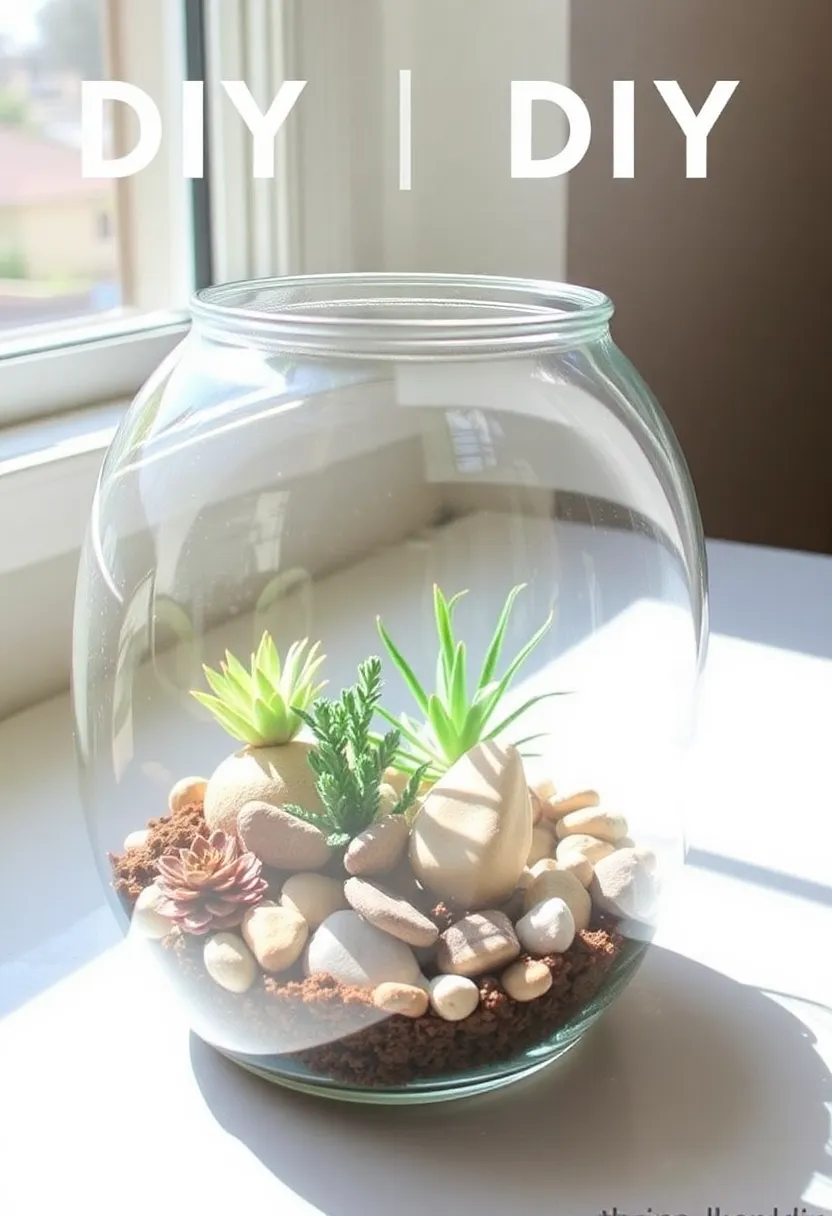 25 DIY Home Decor Projects That'll Transform Your Space (Even Your Cat Could Do #8!) - 15. DIY Terrarium