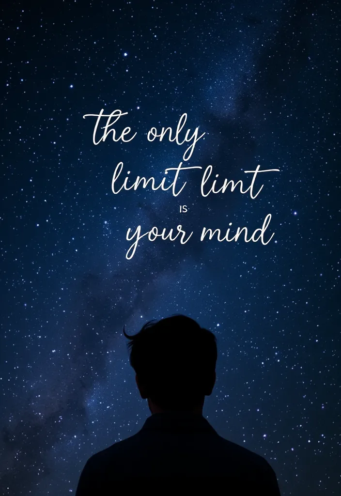 Live Laugh Love: 10 Uplifting Quotes That Perfectly Capture the Spirit! - 9. 'The only limit is your mind.'