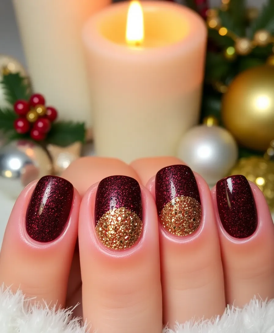 Glitter & Glam: Perfect New Year’s Nails for a Sparkling Start - 14. Sparkly Gradient