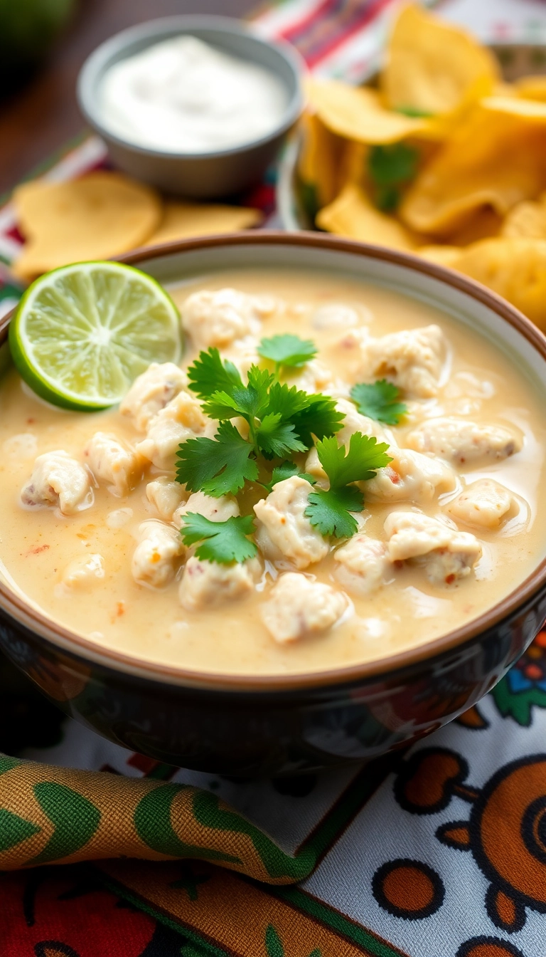 20 Creamy White Chicken Chili Ideas That'll Make Your Taste Buds Dance! - 1. Classic Creamy White Chicken Chili