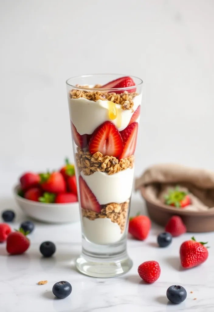 21 Quick and Healthy Meals You Can Make in Under 30 Minutes (Yum!) - 9. Greek Yogurt Parfait