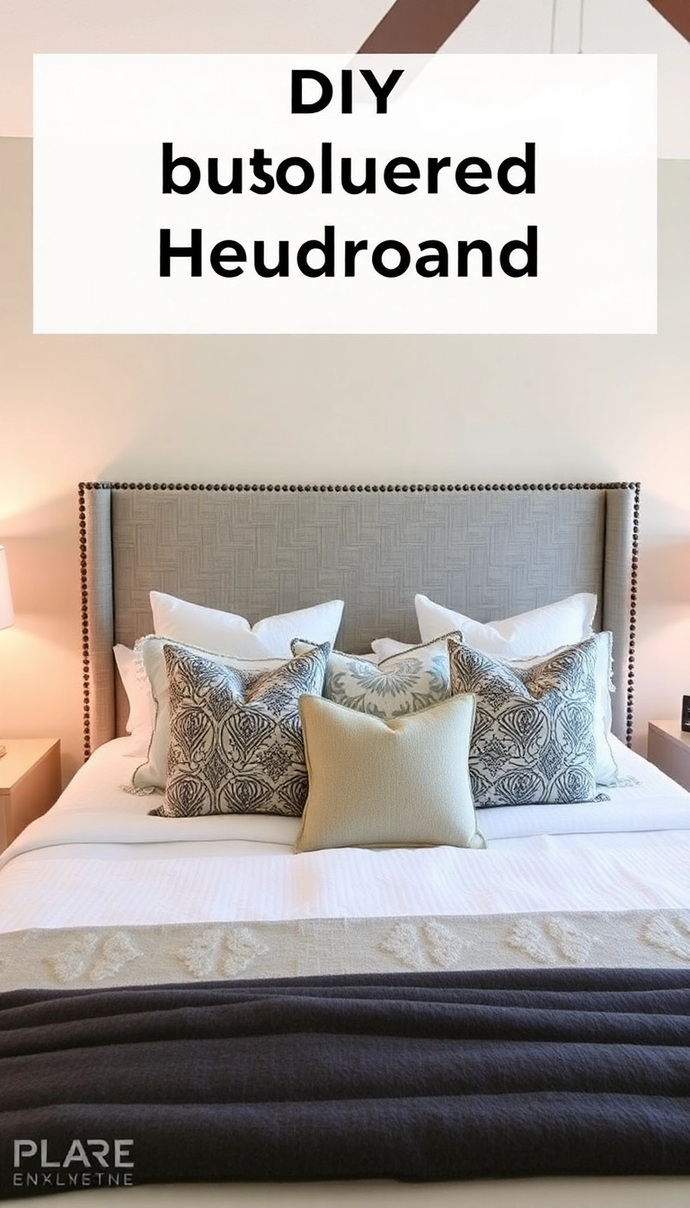 22 Renter-Friendly Decor Hacks That Will Make Your Space Shine (No Landlord Approval Needed!) - 21. DIY Headboard