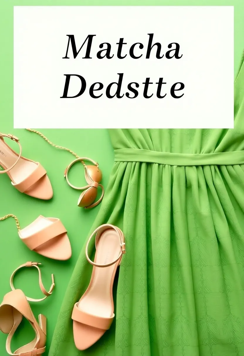 Elevate Your Style with This DIY Matcha Delight Dress Design (It’s a Game Changer!) - 10. Play with Footwear