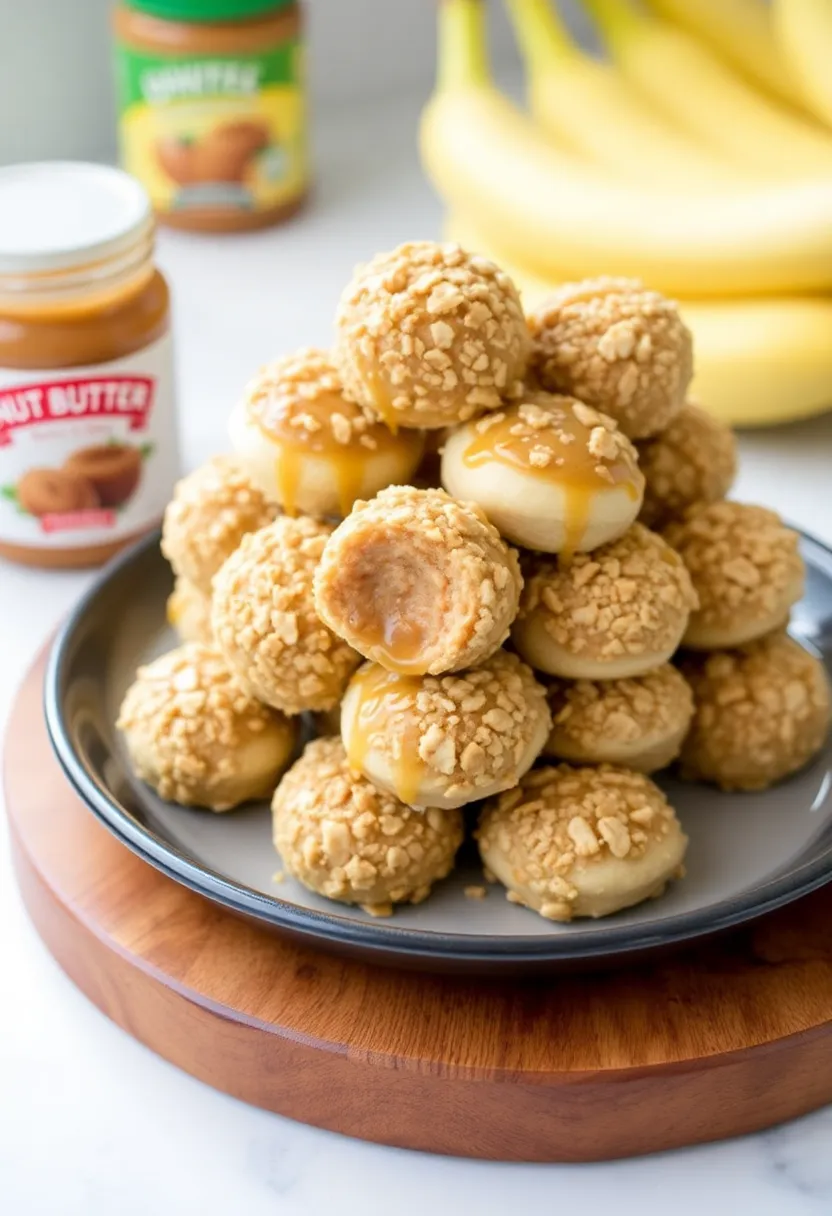 11 Fun and Nutritious Healthy Snacks for Kids (They'll Love #7!) - 4. Nut Butter Banana Bites